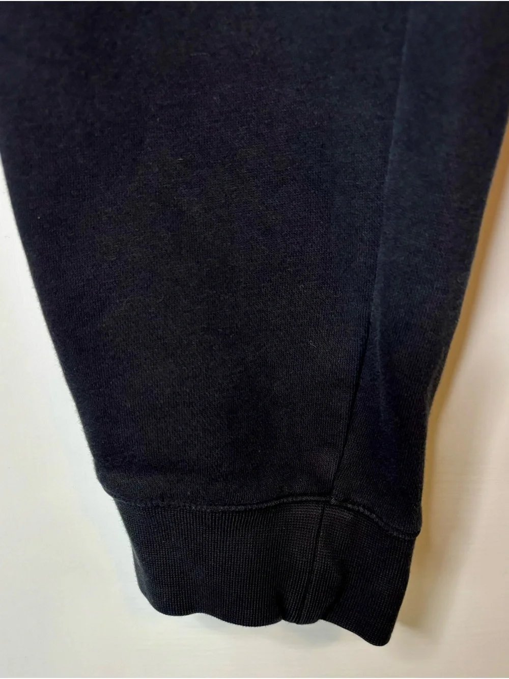 Nike Kids Black Jogger Sweatpants with White Swoosh